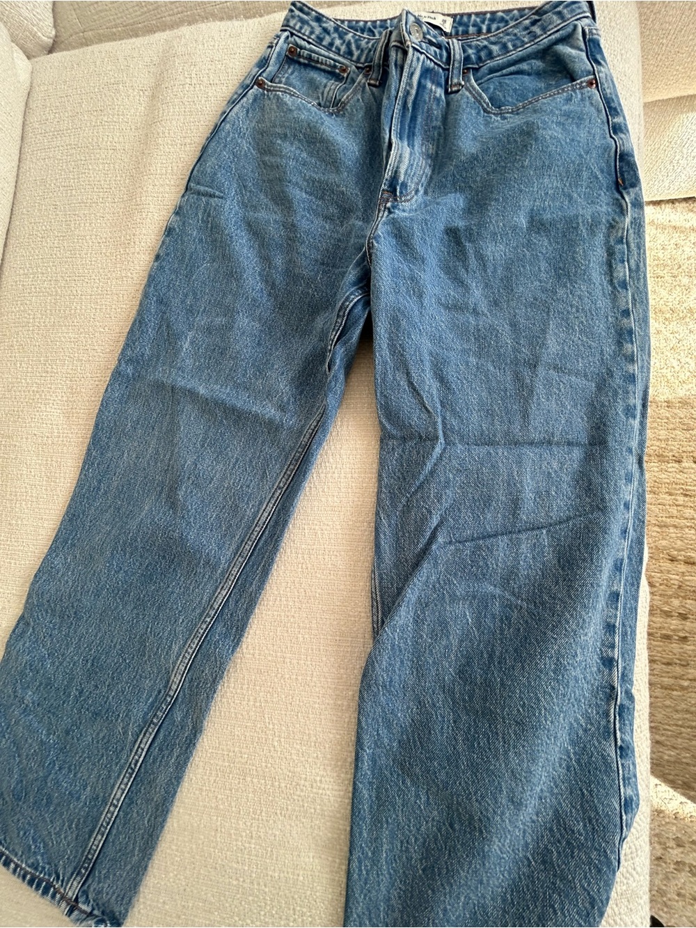 Abercrombie & Fitch Curve Love High Rise Loose Jean - Picture 10 of 10